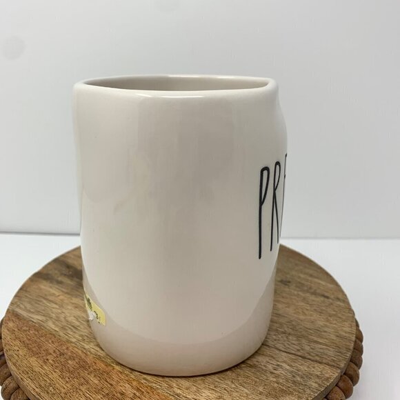 Rae Dunn PRETTY Mug Large Coffee Cup Ceramic Magenta LL Farmhouse Gift 16oz - Picture 3 of 9